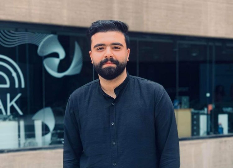 Osama Al-Najjar , he's a student at the 4th year at Future Academy .