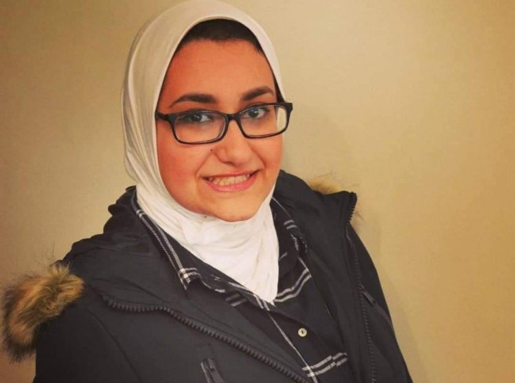 Maha Ahmed, from Alexandria governorate, graduated from the Faculty of Commerce in English